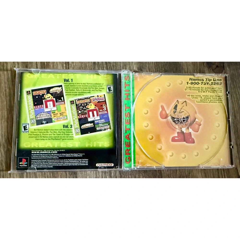Namco Pac-Man World PS1 Good Greatest Hits *Case and Manual Only* SLUS-00439GH